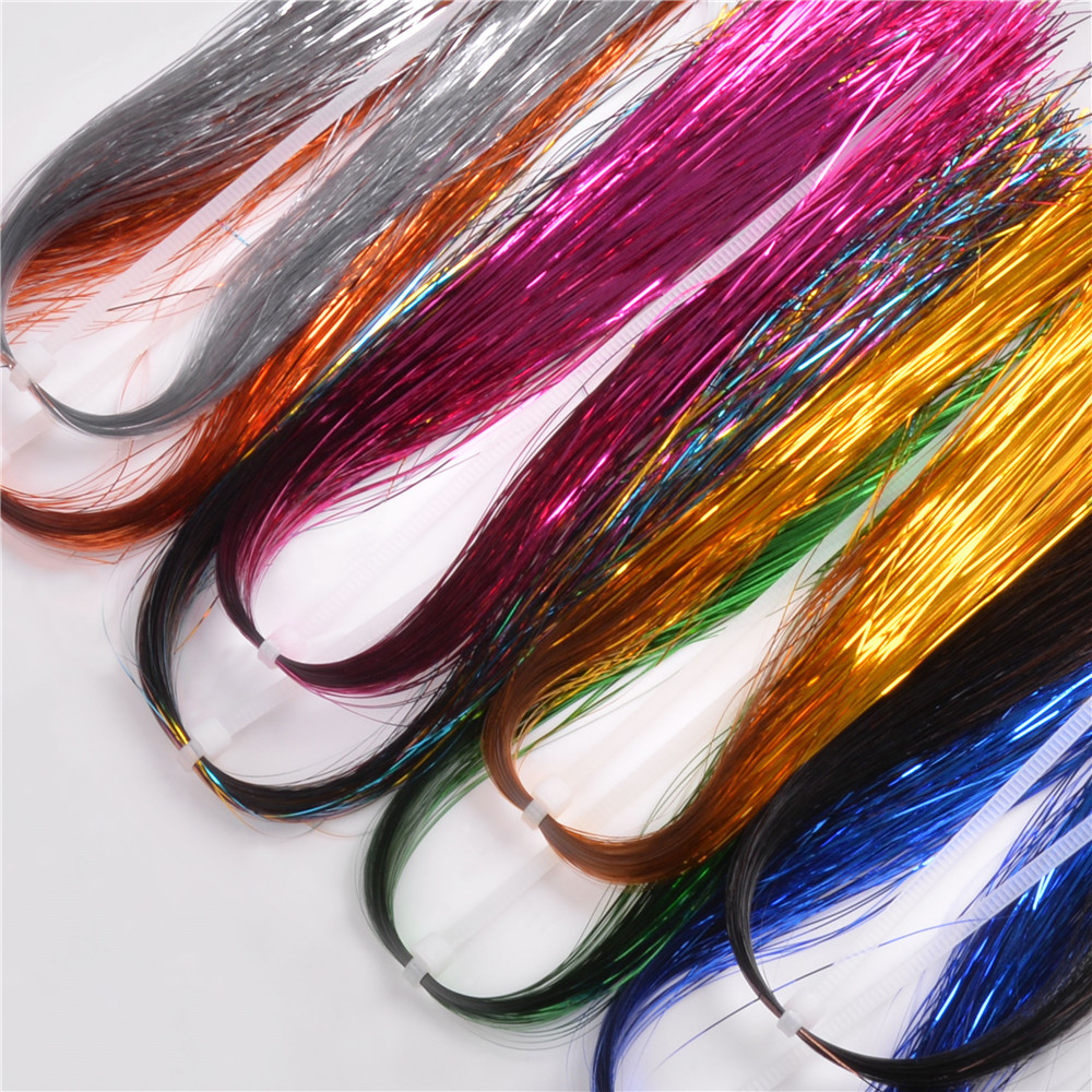 Fishing Equipment Shop - 10แพ็ค Fly Tying วัสดุ10สีคริสตัล Flash Holographic