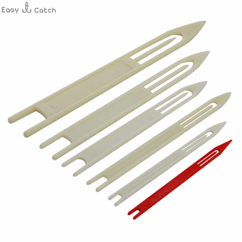 Fishing Equipment Shop - 5 ชิ้นพลาสติกตกปลาสุทธิเข็มซ่อมรถรับส่งตาข่ายเข็ม Shuttle ปลาคาร์พอุปกรณ์ตกปลาอุปกรณ์ตกปลาเครื่องมือขนาด 3 4