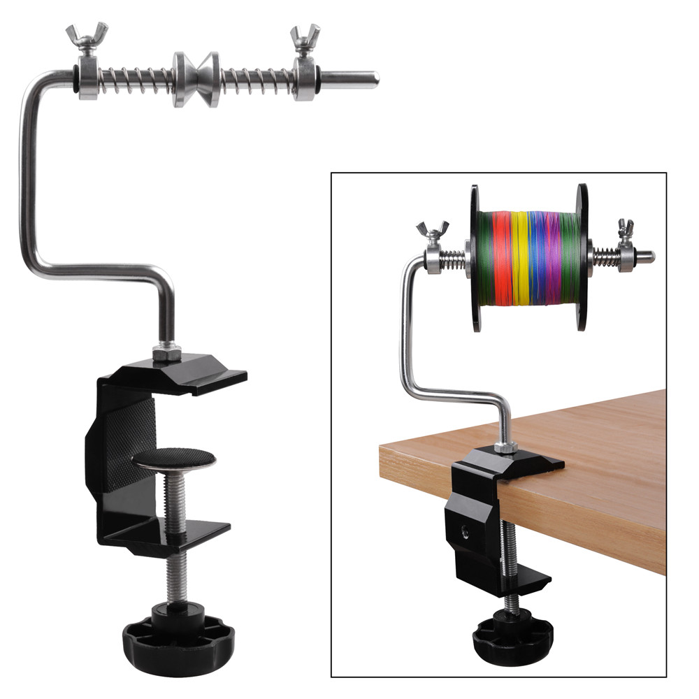 Fishing Equipment Shop - แบบพกพาสายตกปลา Winder พร้อม CLAMP-ปรับ Stable Reel