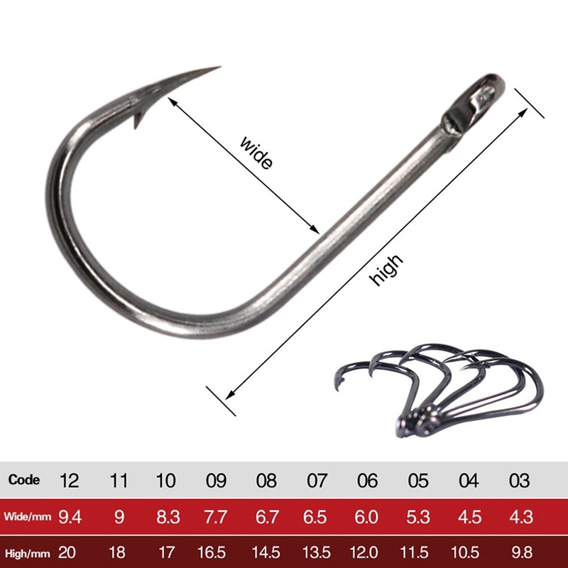 1000 ชิ้น ชุดเบ็ดตกปลา เหล็กคา - Saltwater Fishing Hook บทวิจารณ์และราคา