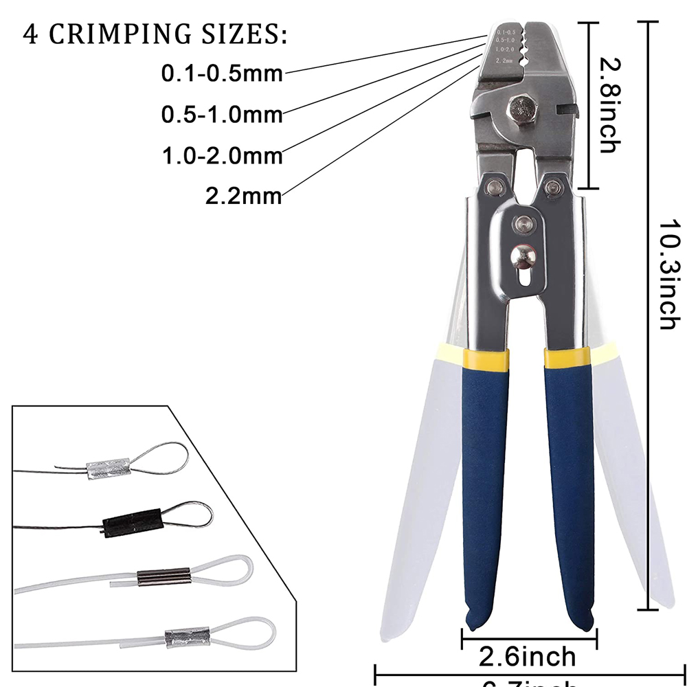 300Pcs Crimp ตกปลาชุด Crimping - Fishing Pliers บทวิจารณ์และราคา