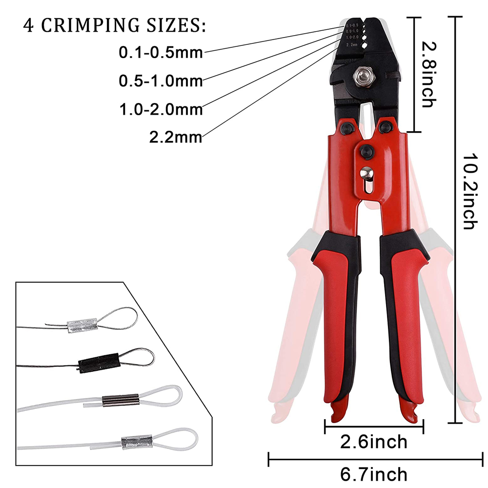 300Pcs Crimp ตกปลาชุด Crimping - Fishing Pliers บทวิจารณ์และราคา