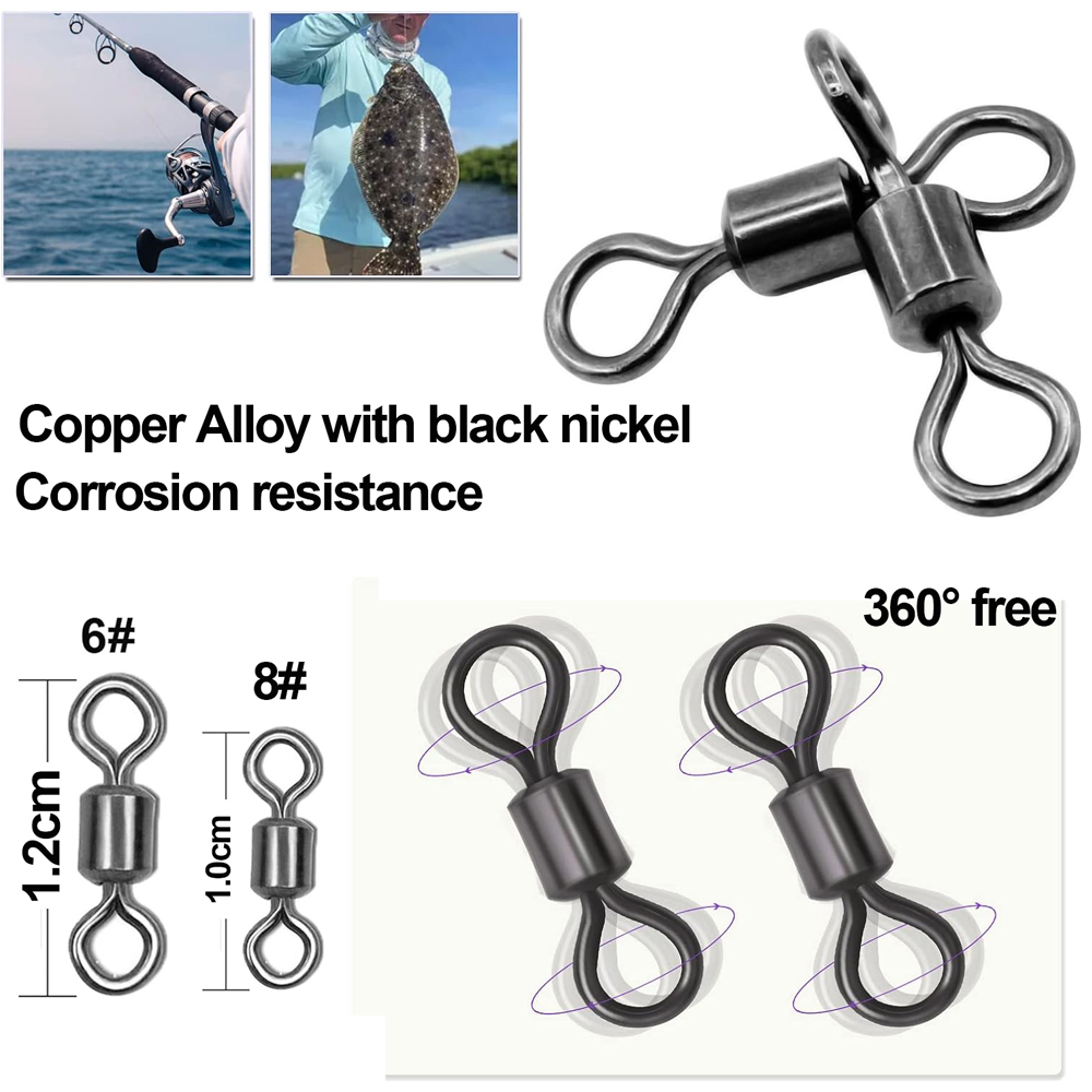 ตัวเชื่อมต่อสายเบ็ดตกปลาแบบหมุ - Fishing Equipment Shop บทวิจารณ์และราคา