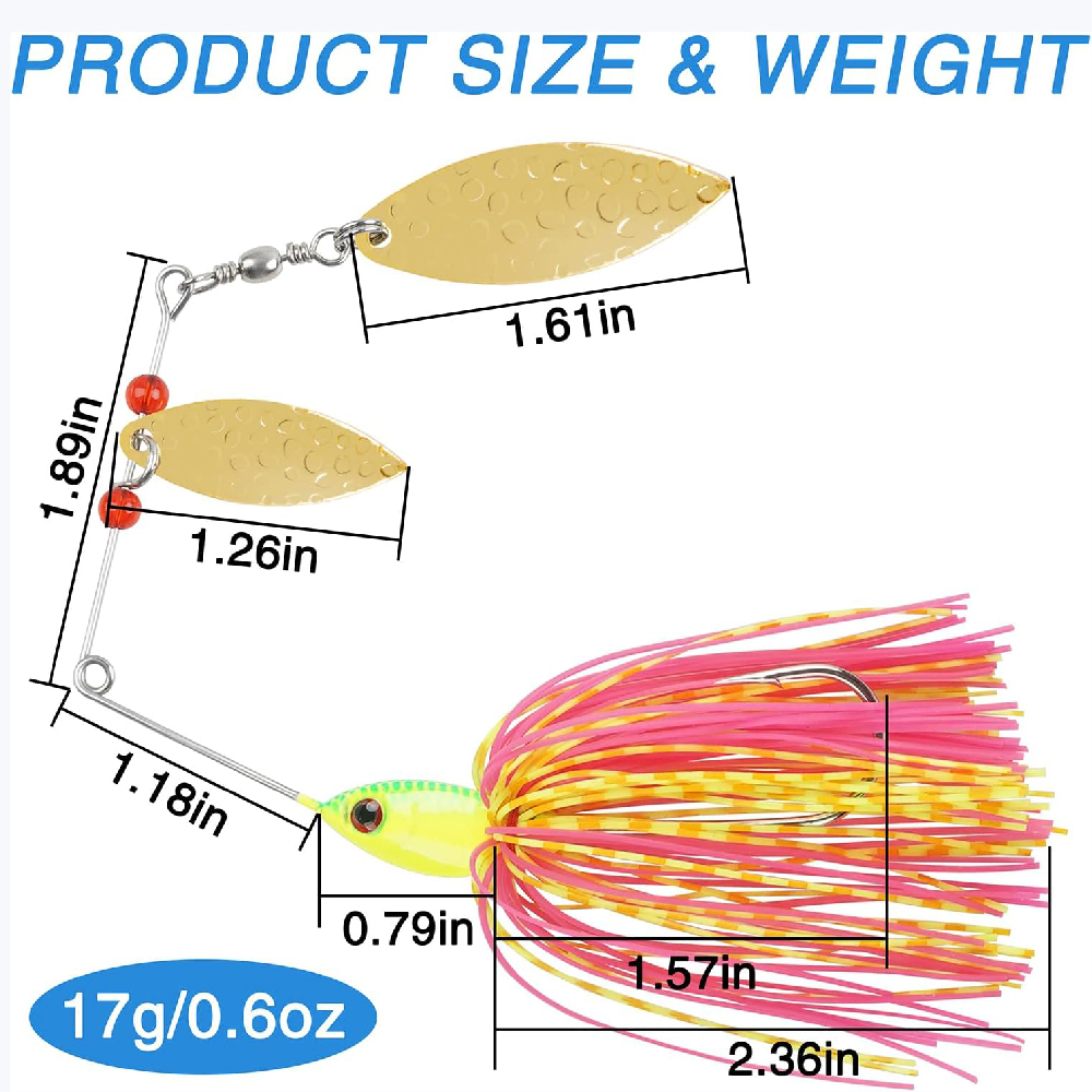 เหยื่อตกปลาแบบสปินเนอร์เบท 6 ช - Fishing Equipment Shop บทวิจารณ์และราคา
