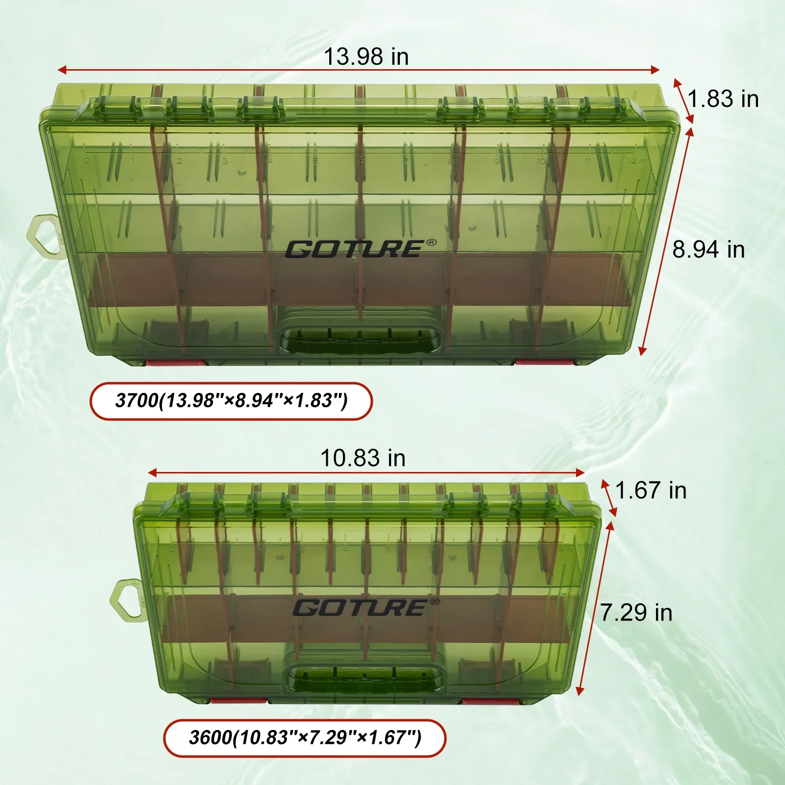 กล่องจัดระเบียบอุปกรณ์ตกปลา Go - Saltwater Fishing Hook บทวิจารณ์และราคา