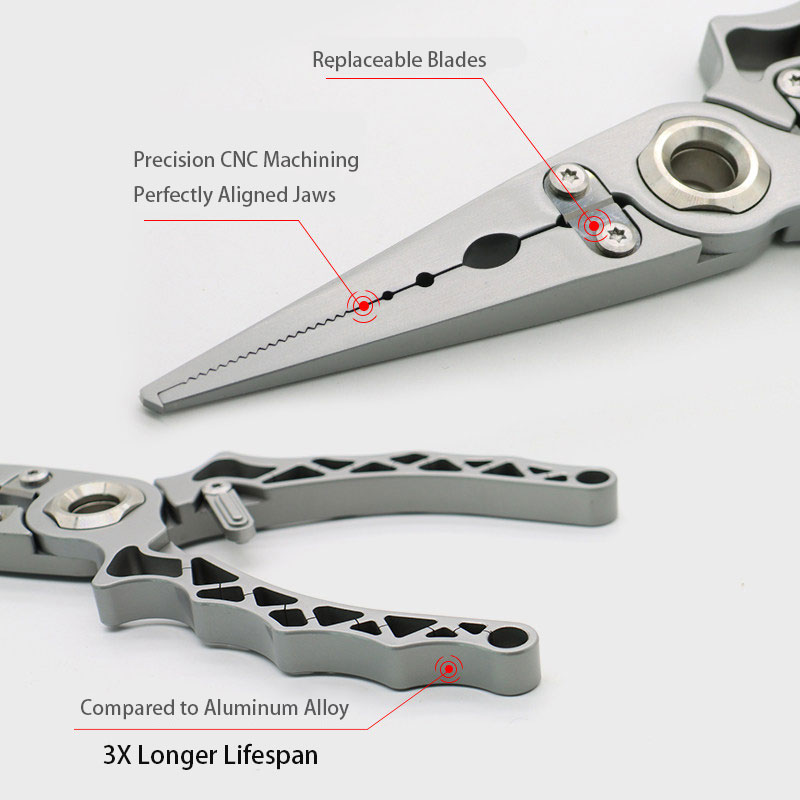 คีมตกปลาแบบพกพาทำจากสแตนเลสอเน - Fishing Pliers บทวิจารณ์และราคา