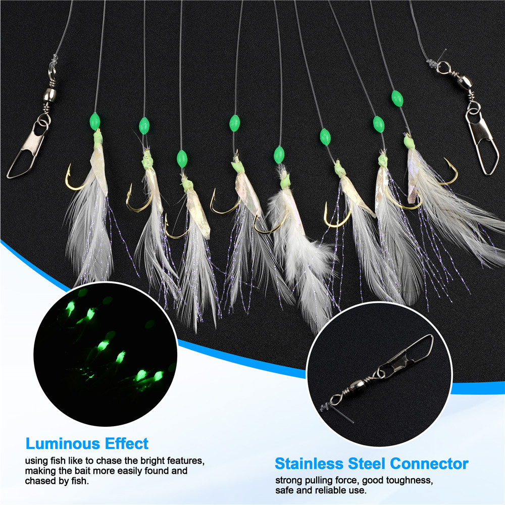 24 ชิ้น = 3 แพ็ค ชุดเบ็ดตกปลาแ - Fishing Equipment Shop บทวิจารณ์และราคา