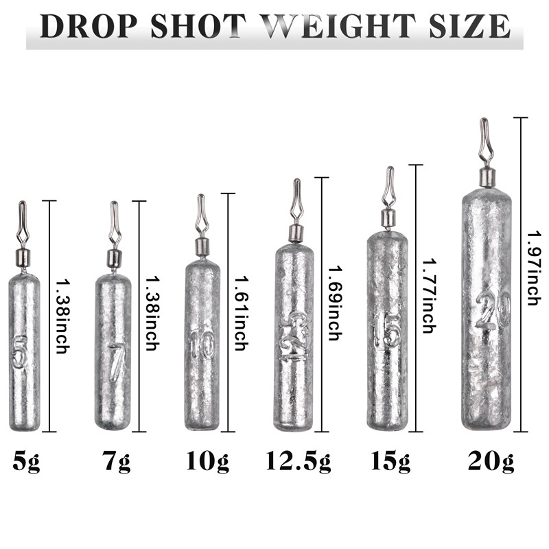 24ชิ้น/ล็อต Drop Shot Rigs ตะก - Fishing Equipment Shop บทวิจารณ์และราคา