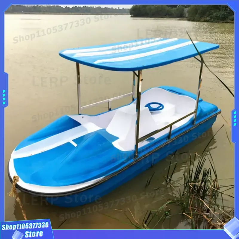 เรือถีบไฟเบอร์กลาสสีน้ำเงินลดร - Fishing Equipment Logos บทวิจารณ์และราคา