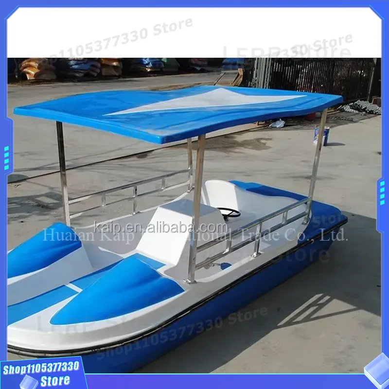 เรือถีบไฟเบอร์กลาสสีน้ำเงินลดร - Fishing Equipment Logos บทวิจารณ์และราคา
