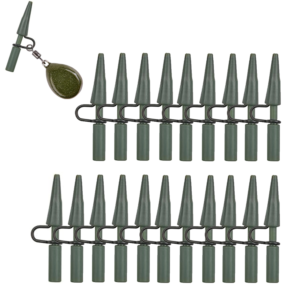 20 ชิ้นปลาคาร์พความปลอดภัยคลิป - Fishing Equipment Shop บทวิจารณ์และราคา