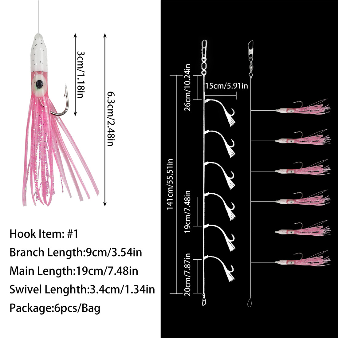 ชุดเบ็ดตกปลา 6 แพ็ค 6-in-1 พร้ - Fishing Equipment Shop บทวิจารณ์และราคา