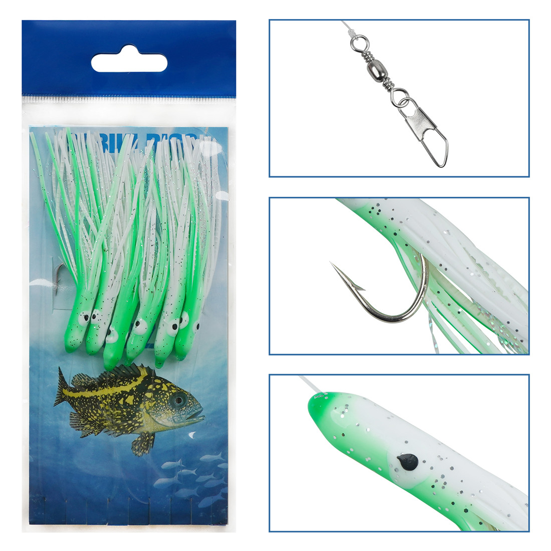 ชุดเบ็ดตกปลา 6 แพ็ค 6-in-1 พร้ - Fishing Equipment Shop บทวิจารณ์และราคา