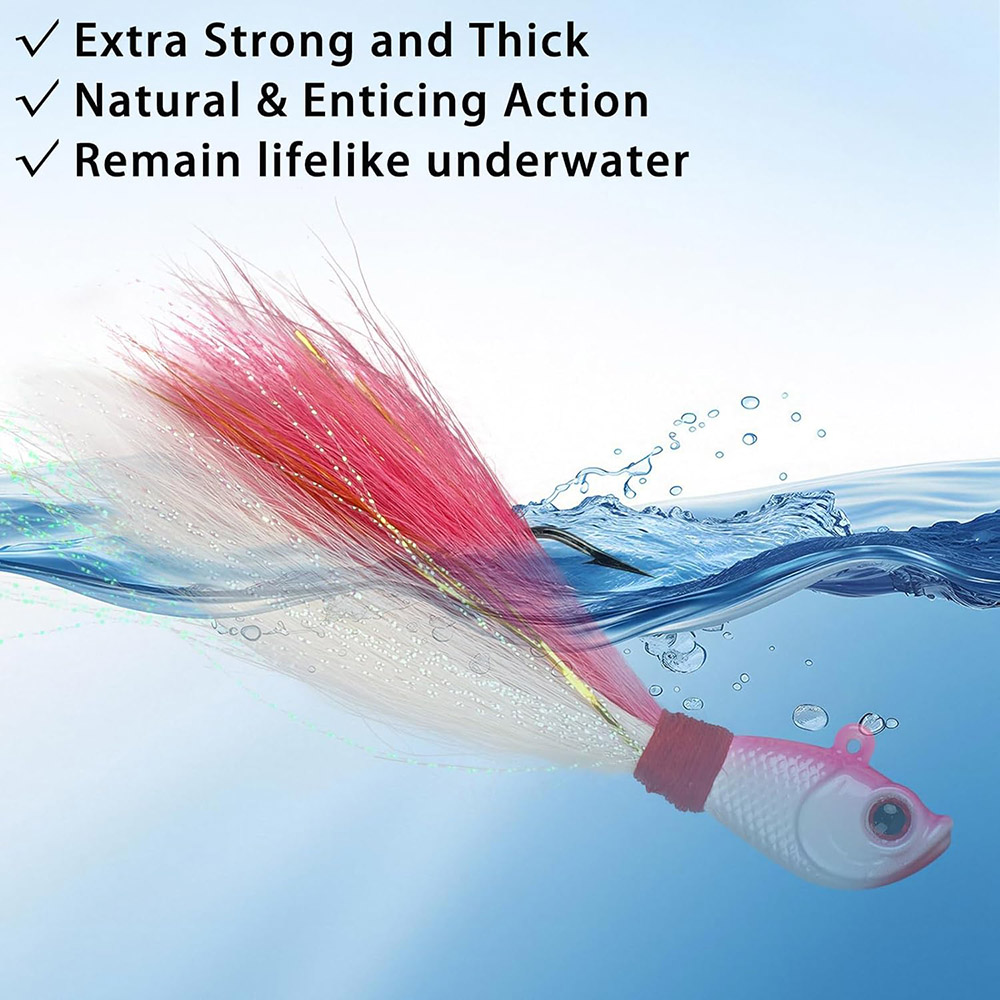 เหยื่อปลอมแบบ Bucktail Jigs 3  - Fishing Equipment Shop บทวิจารณ์และราคา