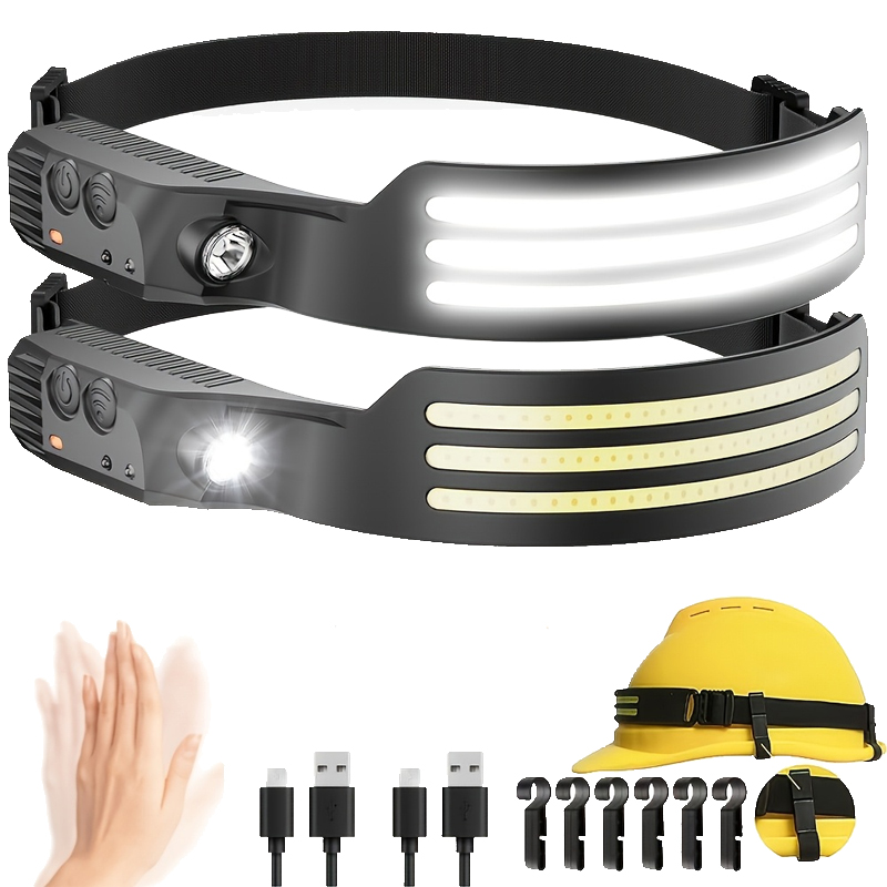 ไฟหน้าแบบเซ็นเซอร์ LED ไฟฉายคา - Fishing Headlamp บทวิจารณ์และราคา