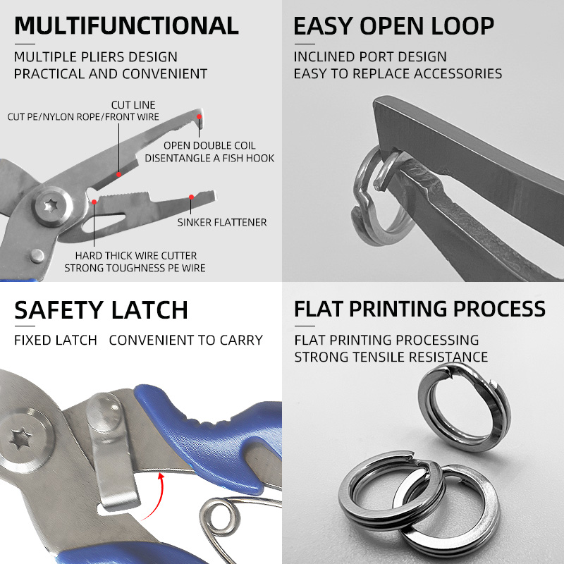 ชุดอุปกรณ์เชื่อมต่อเหยื่อตกปลา - Fishing Pliers บทวิจารณ์และราคา