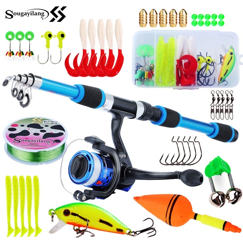 Sougayilang เด็กตกปลาชุดเสาชุด - Saltwater Fishing Hook บทวิจารณ์และราคา