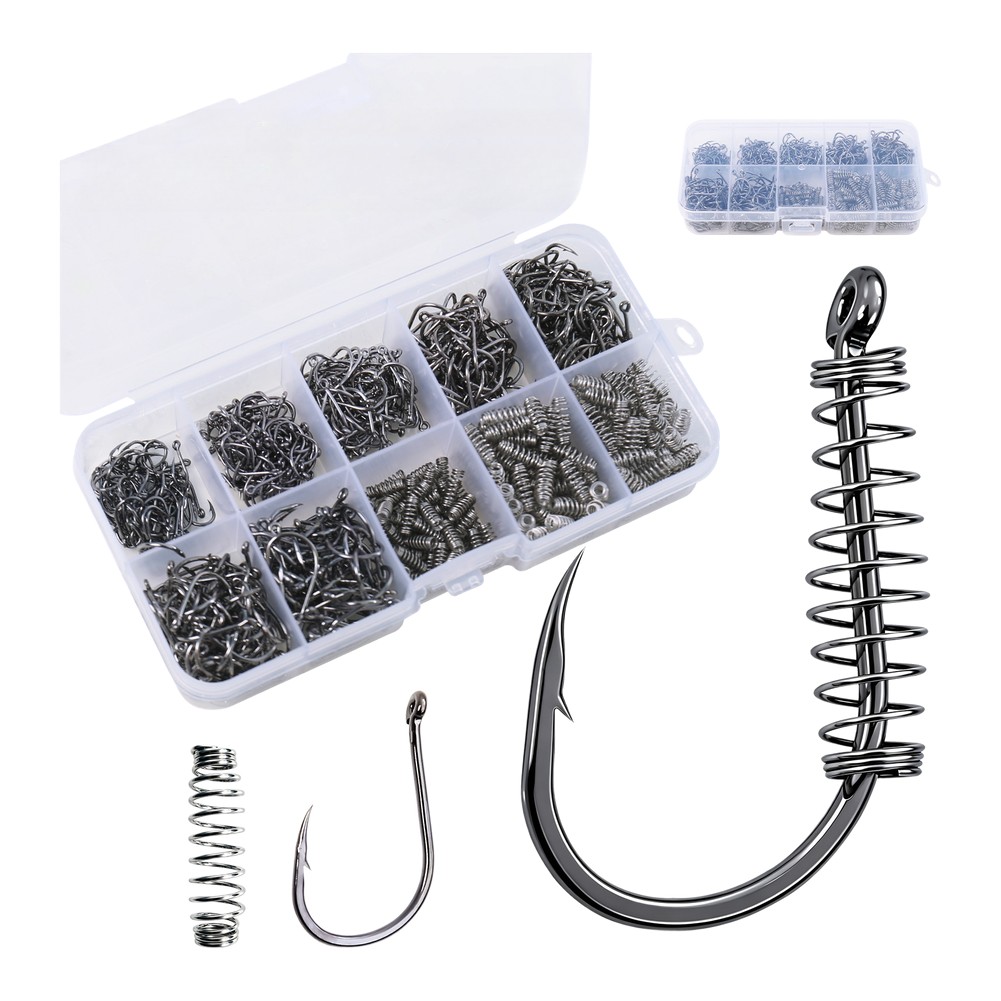 ชุดเบ็ดตกปลาแบบสปริง 730 ชิ้น  - Saltwater Fishing Hook บทวิจารณ์และราคา
